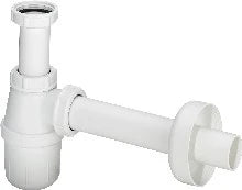 Viega PP siphon bouteille sans crépine 6/4 x 40 mm - blanc synthétique