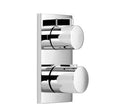 Dornbracht Deque set de couleurs pour thermostat encastré avec vanne d'arrêt 2 sortiescchromé