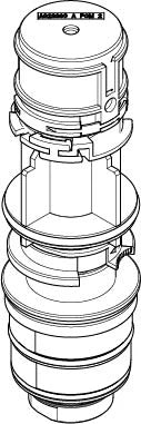 DORNBRACHT WSS Cartouche de thermostat Ø 44 x 147 mm, 50 l/min.
