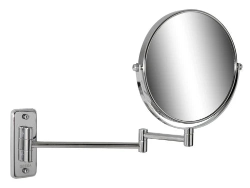 Geesa Mirror miroir de rasage 200 mm chromé pivotable sans éclairage-3x agrandissant