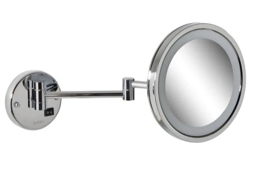Geesa Mirror miroir 215 mm - avec éclairage LED 3x agrandissant - 2 bras