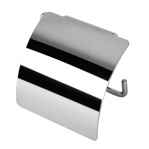 Geesa Hotel porte-rouleau inox avec couvercle