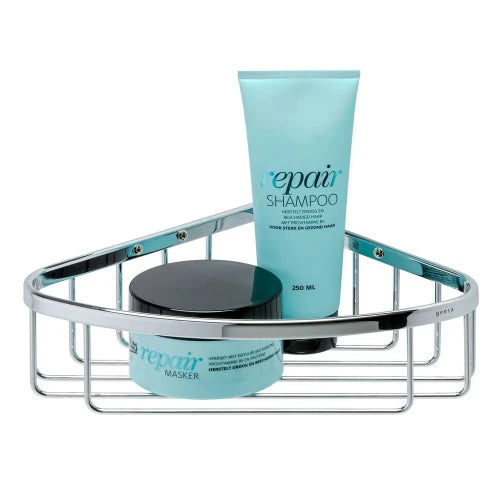 Geesa Basket panier de douche modèle en coin - chromé