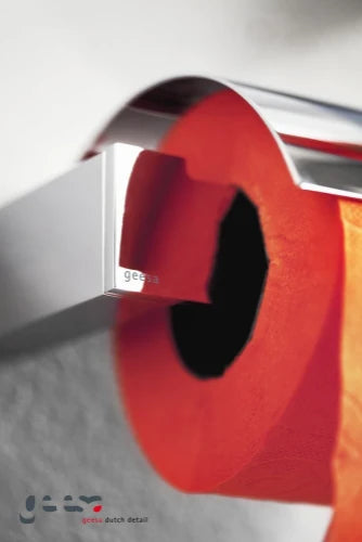 Geesa Modern Art porte-rouleau chromé avec couvercle
