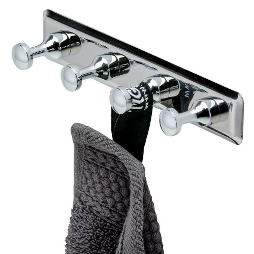 PORTE MANTEAU GEESA STANDARD chromé avec 4 crochets