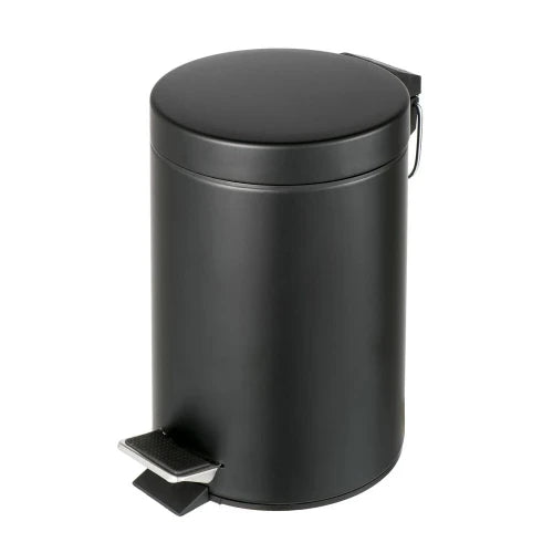 Geesa Hotel poubelle à pédalle NEMOX 3 litres noir mat