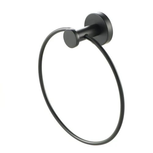 Geesa Nemox Black porte-serviette anneau 183 - 60 o 200  noir mat