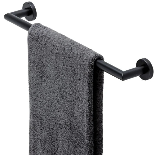 Geesa Nemox Black porte-serviette mural 450 - noir mat