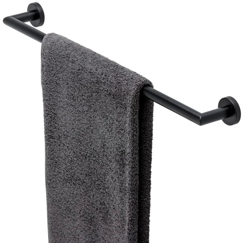 Geesa Nemox Black porte-serviette mural 60cm / 675x97x73mm noir