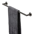 Geesa Nemox BBM porte-serviette mural 60 cm noir brossé Metal