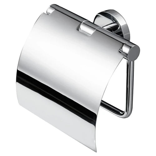 Geesa Nemox porte-rouleau chromé avec couvercle