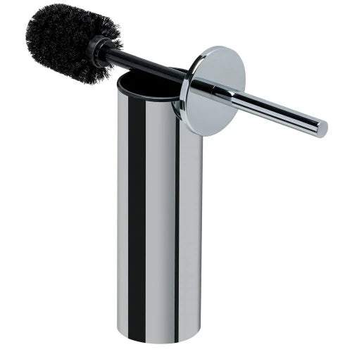 Geesa Nemox toilet brosse noire brosse - chromé