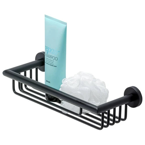 Geesa Nemox Black support flacons et éponge, noir