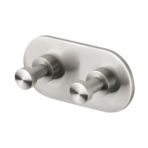 GEESA Nemox Steel Porte-peignoir/crochet, double RVS