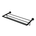 Geesa Nemox Black plateau serviettes 60 cm avec suspension, noir