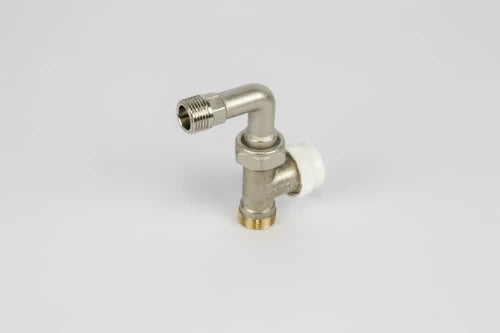 Begetube robinet radiateur thermostatisable droit avec coude 1/2 x M24