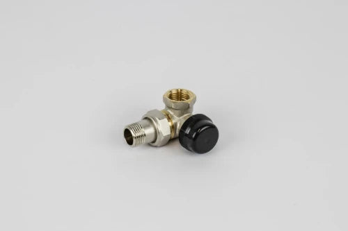 Begetube robinet radiateur thermostatisable double-équerre gauche 1/2 x 1/2 - valeurs Kv réglables