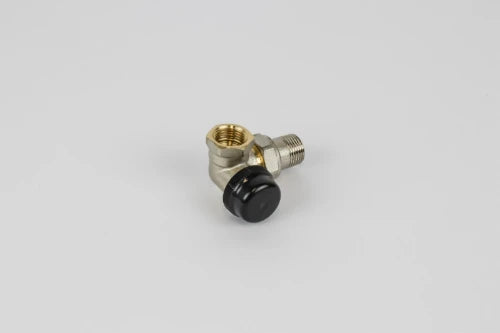 Begetube robinet radiateur thermostatisable double-équerre droite 1/2 x 1/2 - valeurs Kv réglables