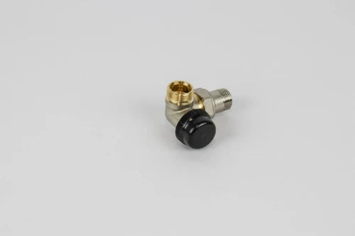 Begetube robinet radiateur thermostatisable double-équerre droite 1/2 x M24 - valeurs Kv réglables
