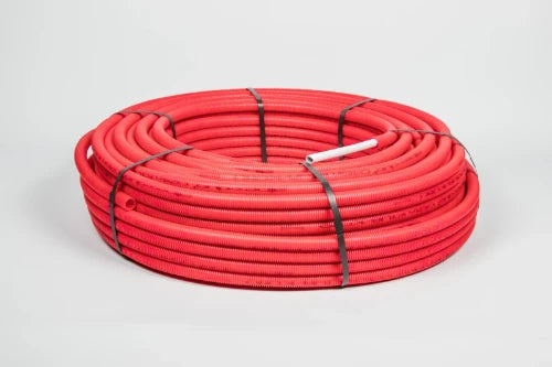 Begetube (86116486) Alpex tuyau multicouche avec gaine 16 x 2 mm (rouleau 100m) - rouge - prix par mètre