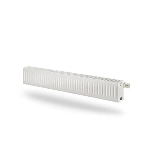 Radson Integra Plint droite radiateur plint H200xT33xB3000 - 3066 W (EN442/75/65/20) - Ral 9016 Blanc signalisation