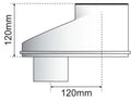 Bulex Kit d’adaptation pour aller de parallèle vers concentrique 80/125