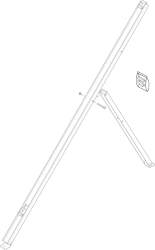 BULEX Frame de montage sur toit plat pour panneaux verticaux