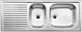 Blanco Top ezs évier encastrable 11x4 - 1 1/2 bac 1100 MM - 435 MM o inox sans égouttage réversible santiné