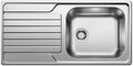 Blanco Dinas évier à encastrer réversible inox incl garniture 18/10 XL 6S 100x50cm