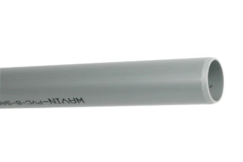 Wavin PVC tuyau 75 x 1,8 mm (longueur 4m) - gris - prix par mètre