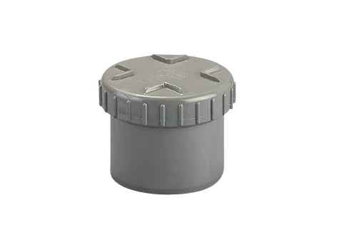 Wavin PVC à coller bouchon avec couvercle à visser M 110 mm