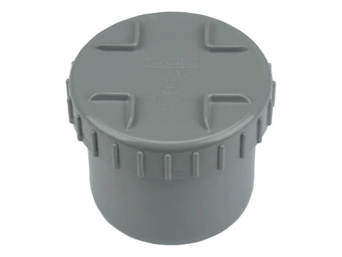 Wavin PVC à coller bouchon avec couvercle à visser M 50 mm