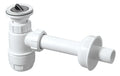 MCALPINE McA Plugbekersifon+muurbuis+roz 60x32mm