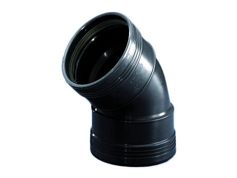 Wavin Wafix PP coude 45° FF 90 x 90 mm
