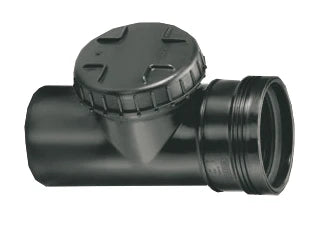 Wavin Wafix PP pièce à regard avec couvercle à visser MF 110 x 110 mm