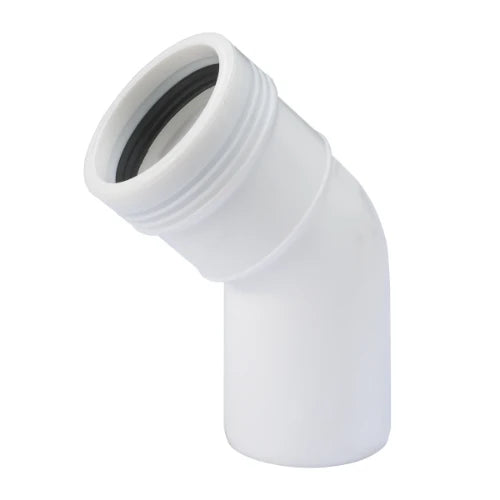 Wavin Wafix PP blanc coude 45° MF 32 x 32 mm
