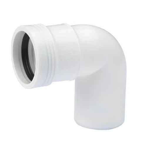 Wavin Wafix PP blanc coude 90° MF 32 x 32 mm
