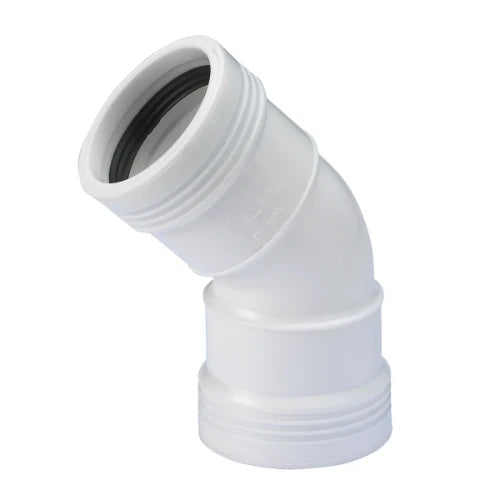 Wavin Wafix PP blanc coude 45° FF 40 x 40 mm