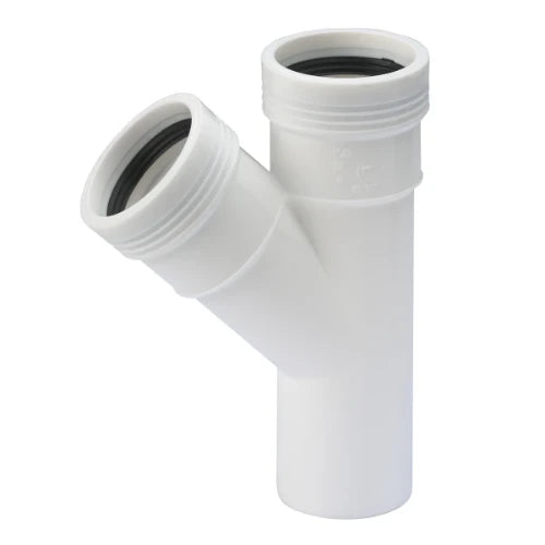 Wavin Wafix PP blanc té 45° MFF 32 x 32 x 32 mm