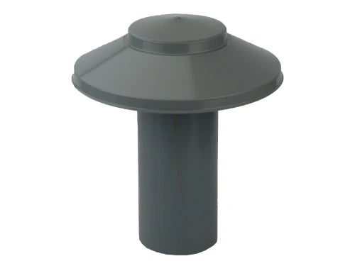 Wavin PVC bouchon d'aération simple paroi sans plaque pour toit plat 110 mm