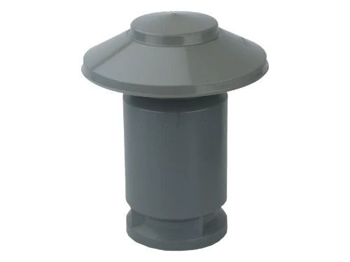 Wavin PVC bouchon d'aération double paroi sans plaque pour toit plat 80 mm