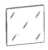 Mirover SG standard miroir rectangulaire 5 mm - 600 x 800 mm