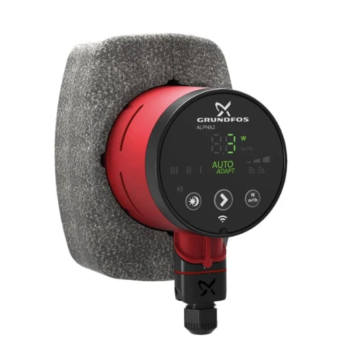 Grundfos Alpha 2 circulateur 25-60 - 1x230V - label A - 130 mm - auto-adapt - avec coque d'isolation