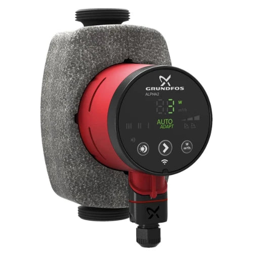 Grundfos Alpha 2 circulateur 25-60 - 1x230V - label A - 180 mm - auto-adapt - avec coque d'isolation