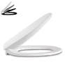 Pressalit Calmo abattant - blanc - softclose - charnière BZ5 inox