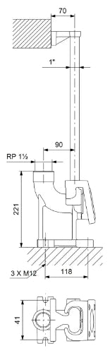 GRUNDFOS Auto coupling set DN40 SEG CI