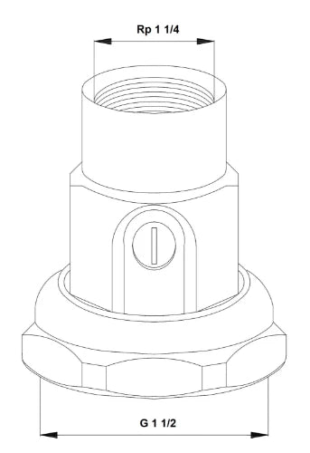 Grundfos set de raccords pompe verrouillable FF 6/4 x 5/4 - prix par set
