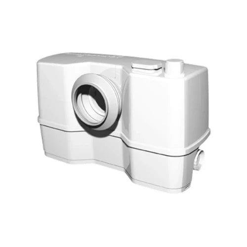 Grundfos Sololift 2 broyeur WC-3 - blanc - pour toilet avec 3 raccordements supplémentaires