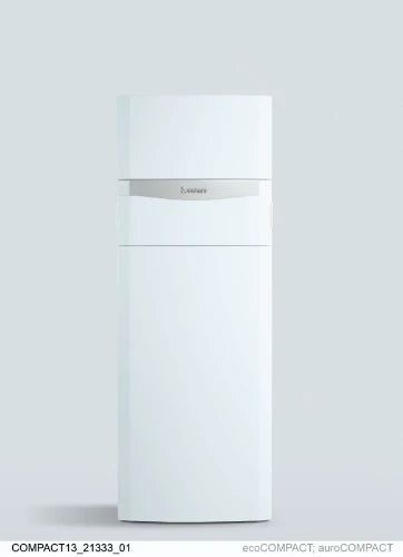 Vaillant ecoCOMPACT VCC 266 combi chaudière à condensation avec boiler intégré 150 l - 25000 W - label ERP CV: A - label ERP sanitaire: A