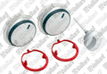 VAILLANT Knops, wit, set 3 st.